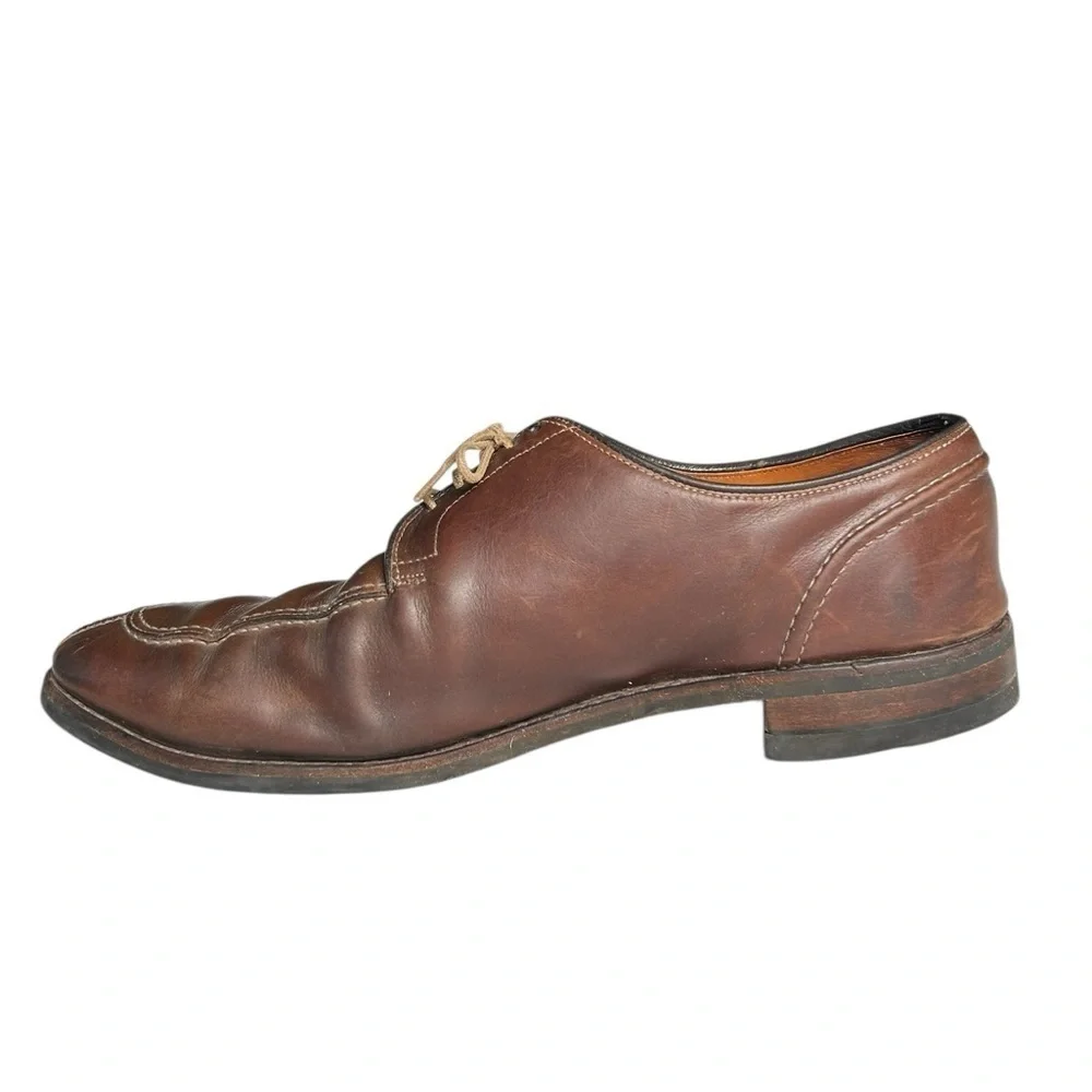 Allen Edmonds Clark Street Leather Slit Toe Lace up Mens Dress Shoe Size 12